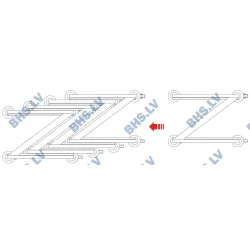 GN 1/1 pan trolley Novameta BHS-VTGZ10-38-53-173