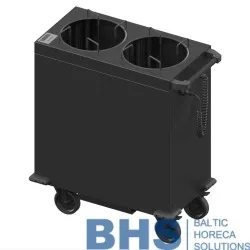 Plate storage, transport and warming trolley Novameta BHS-VTLW2-38-72-90