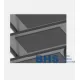 Stainless steel food transport trolley with 2 shelves Novameta BHS-VTS2-85/55/93