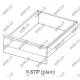 Drawer unit with closed back for GN 1/1 containers, 1 drawer Novameta Z-Y-STPU1-SGNU1