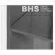 Modular shelving with adjustable shelf and hinged doors Novameta Z-H0-SHUT-60/68/86
