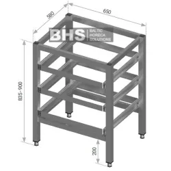 Frame for worktop Novameta Z-BFD-65/58/87