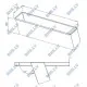 Ice basin for bottles Novameta Z-BOTB-50/12/25