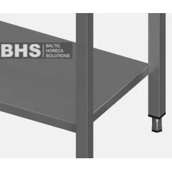 Additional stainless steel shelf for bar stations Novameta Z-D00-PSV