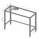 Frame for work table 600 Novameta Z-D00-PRV-40/60/87
