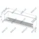Drip tray for coffee table Novameta Z-DTFC-60/17/15