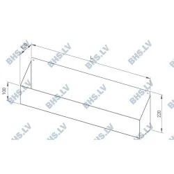 Wall-mounted bottle rack Novameta Z-MSR1-50/12/22