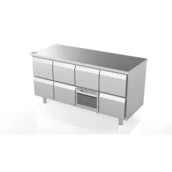 Refrigerated table with lifting mechanism Novameta FPR-E313-192/70/90