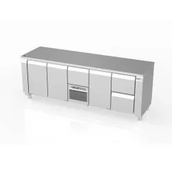 Refrigerated table with lifting mechanism Novameta FPR-E433-233/70/90