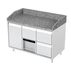 Refrigerated table with granite top Novameta FM0-E230-130/70/90