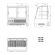 Countertop display cabinet Stalgast 852104