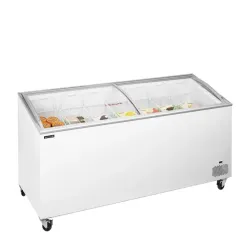 Ice cream chest freezer TEFCOLD IC552SCEB