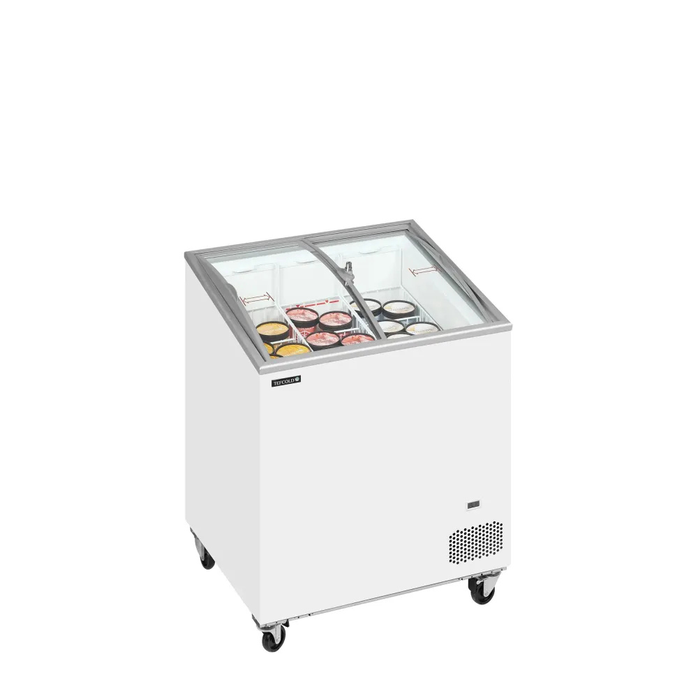 Ice cream chest freezer TEFCOLD IC202SCEB
