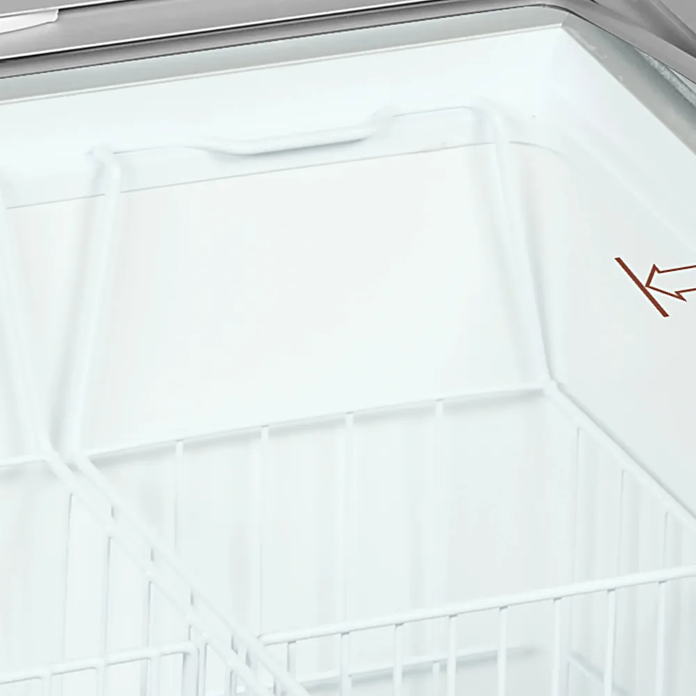 Ice cream chest freezer TEFCOLD IC202SCEB