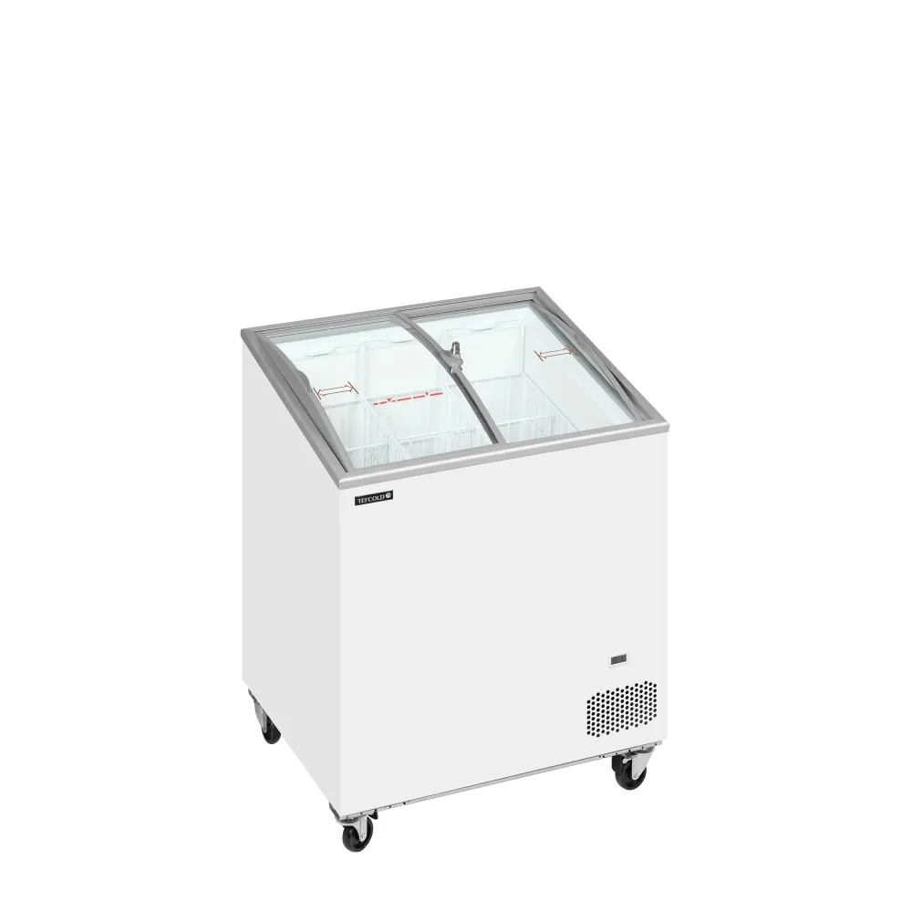 Ice cream chest freezer TEFCOLD IC202SCEB