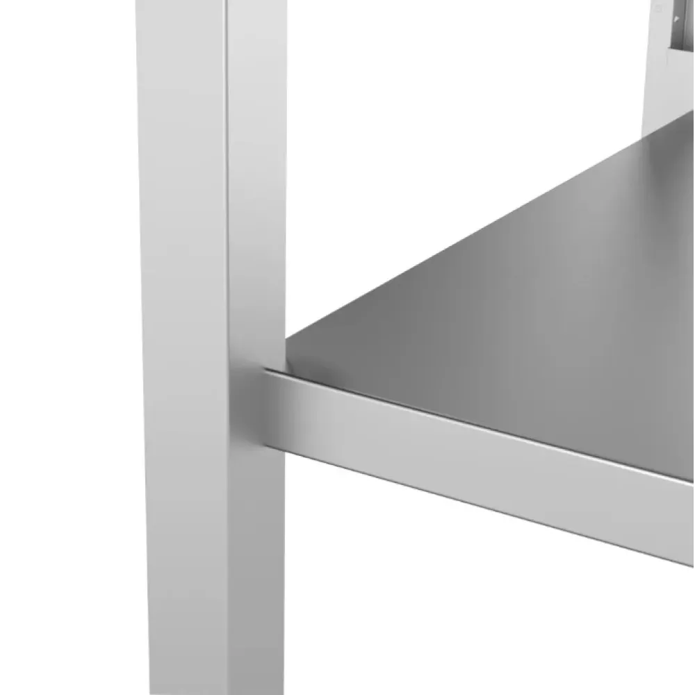 Double pot sink with shelf Novameta DV2-PLA-140/60/90