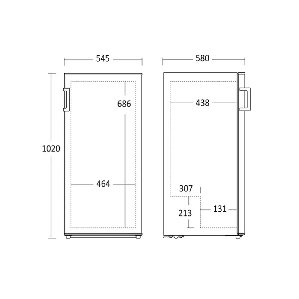 Refrigerator Scandomestic HOME 31013010000SKS192WE