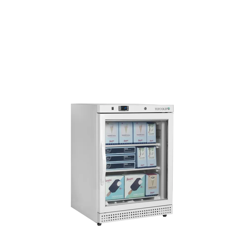 Mini display freezer TEFCOLD UF200VGW