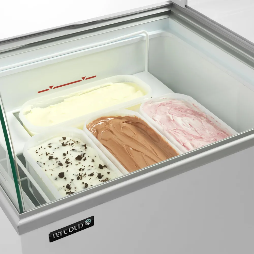 Ice Cream Display Cabinet TEFCOLD IC202SC-SO