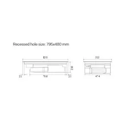 Induction hob ILVE HVI90TCRF