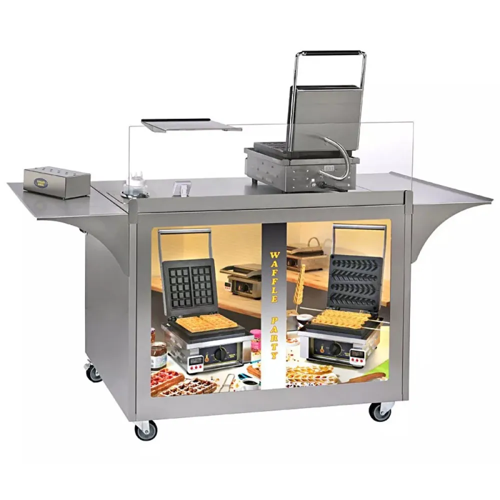 Serving and retail trolley Roller-grill MG-02