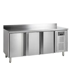 Counter refrigerator table without drawers TEFCOLD CK7310X1SP