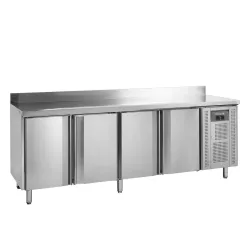 Counter refrigerator table without drawers TEFCOLD CK7410X1SP