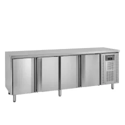 Counter refrigerator table without drawers TEFCOLD CK7410X1