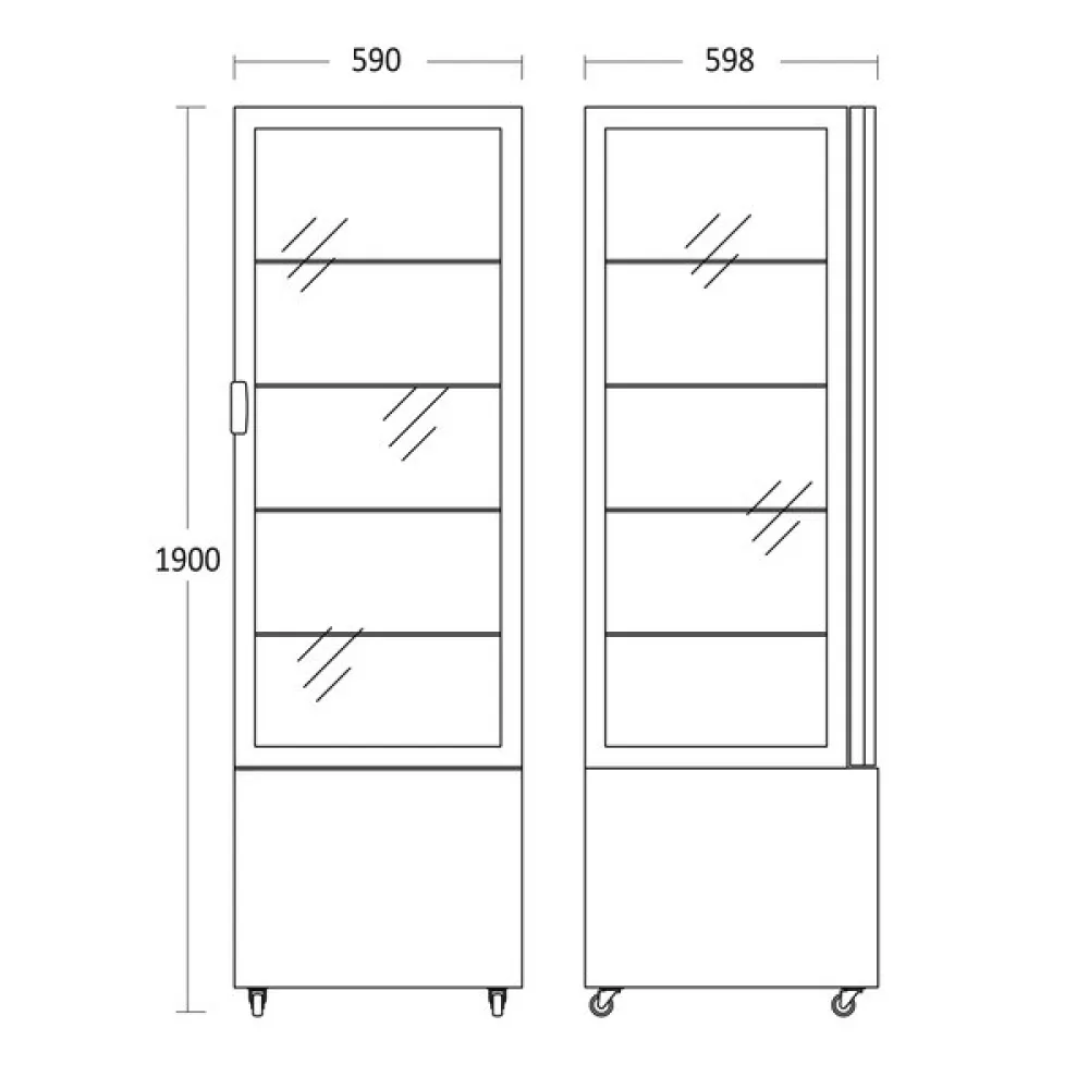 Pastry Display Cabinet SCANDOMESTIC 19311110000DC402BB
