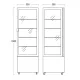 Pastry Display Cabinet SCANDOMESTIC 19311110000DC402BB