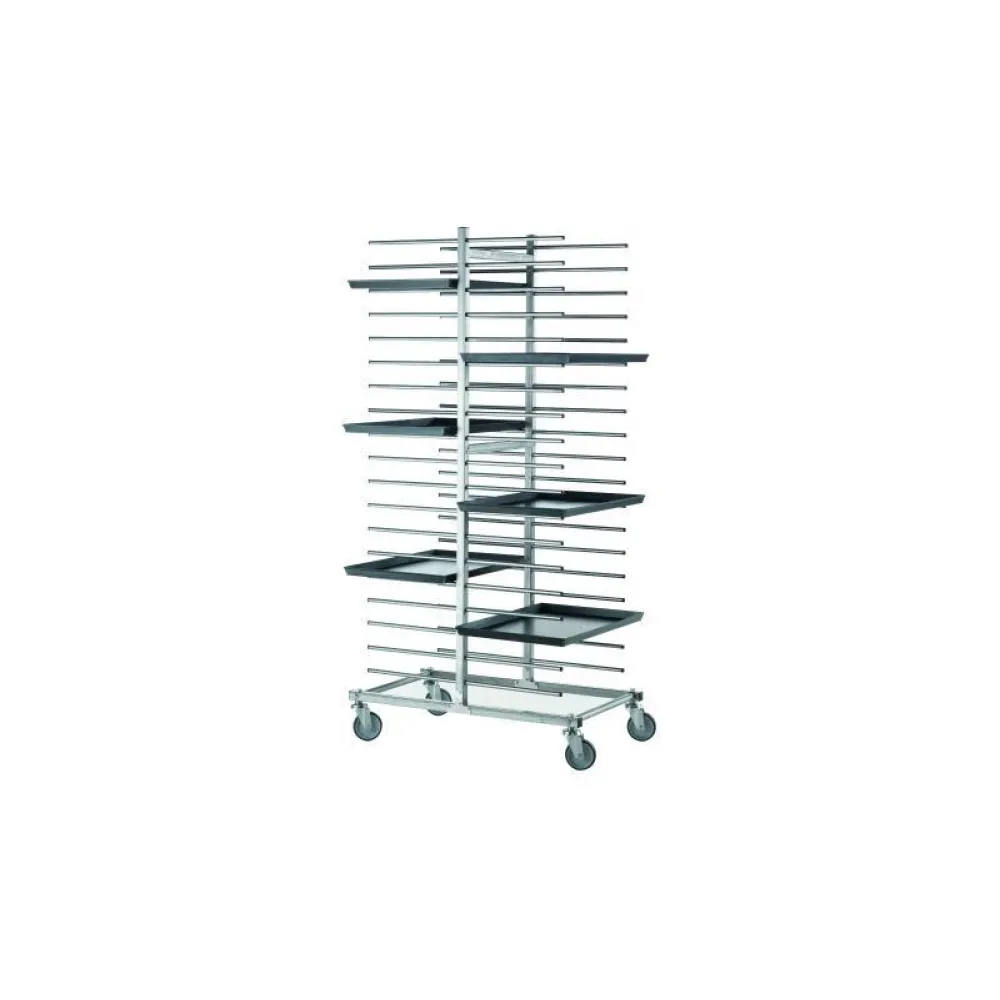 Confectionery pan trolley 600x400 Gi.Metal BZ-4U