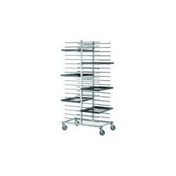 Confectionery pan trolley 600x400 Gi.Metal BZ-4U