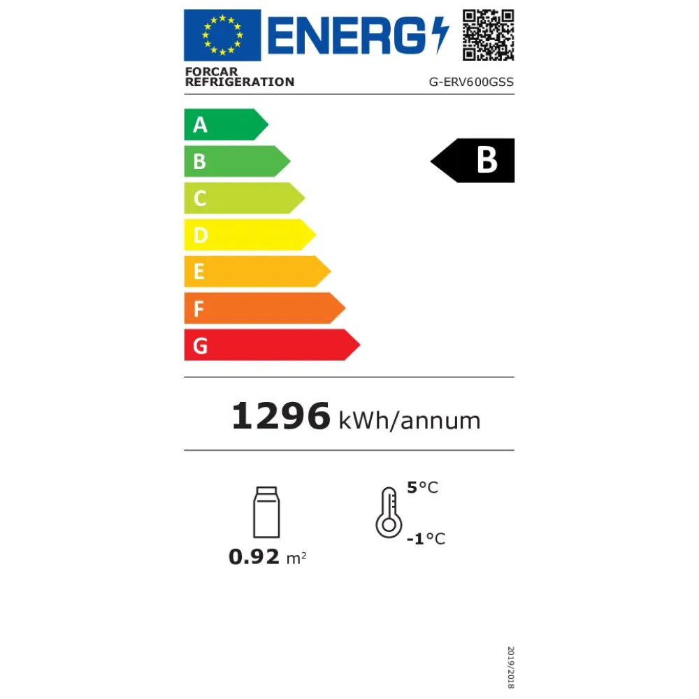 Refrigerator FORCAR G-ERV600GSS