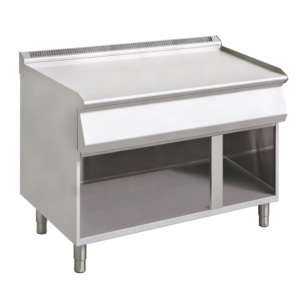 Stainless steel table without shelf BHS-G GN0100-120EV+S02