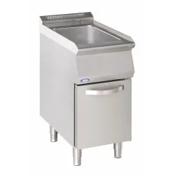Stainless steel table with door BHS-G GN0300-040EV+S03