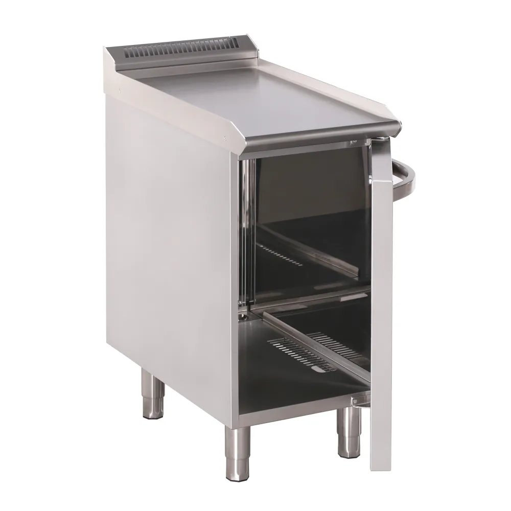 Stainless steel table with door BHS-G GN0130-040GV+S03