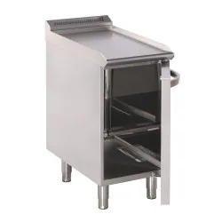 Stainless steel table with door BHS-G GN0130-040GV+S03