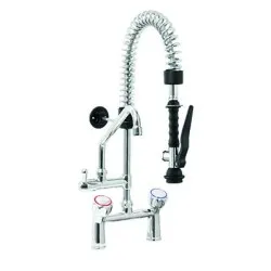 Water mixer with two inlets and shower MONOLITH ERAMINI151