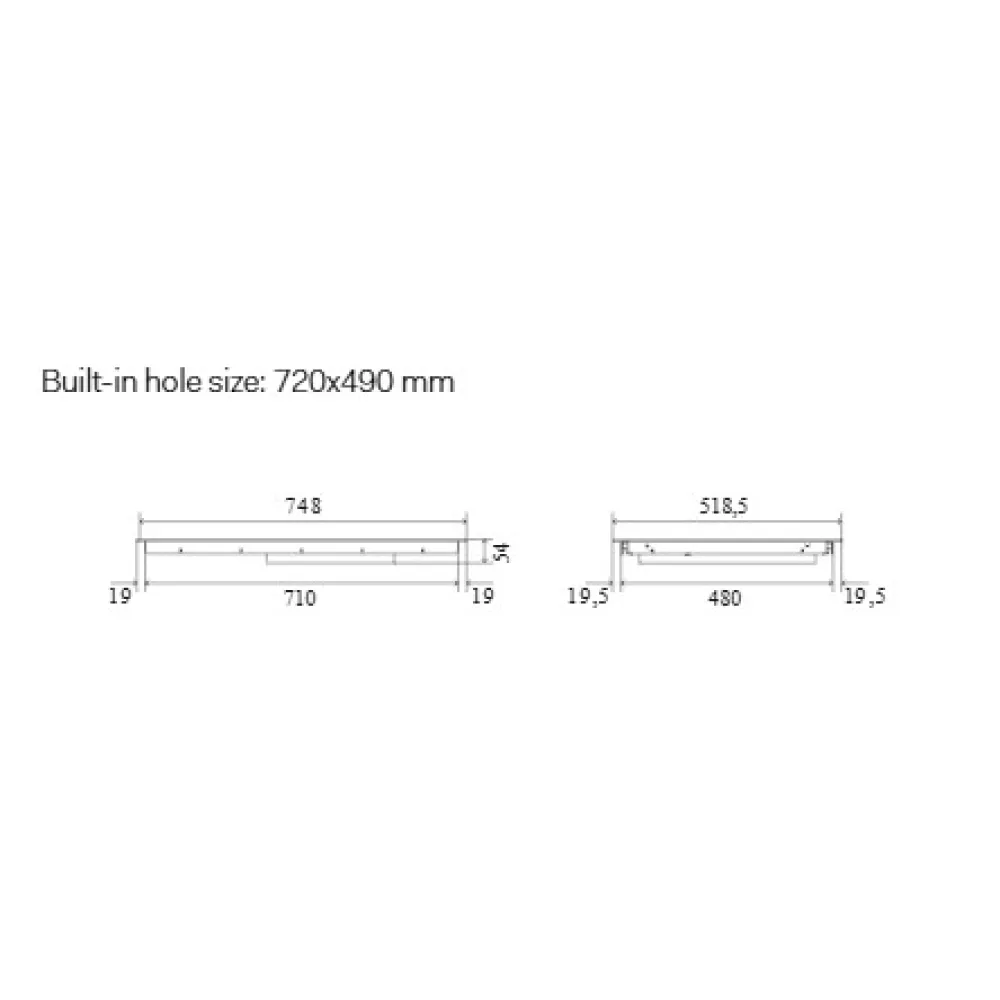 Induction hob ILVE HCBI754TC