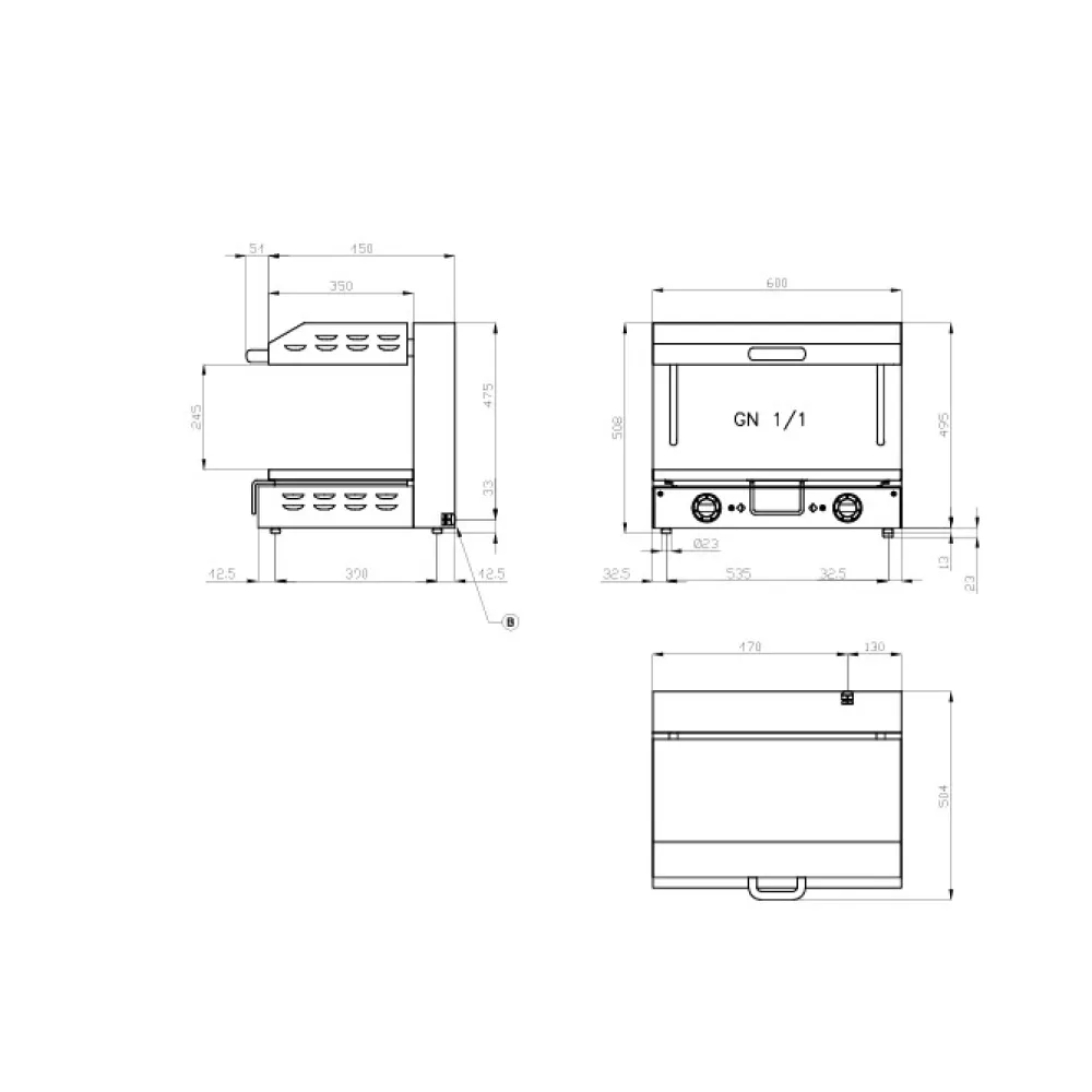 Salamander grill LOTUS 20016811