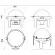 Chafing dish FORCAR CD6504