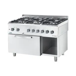 Gas stove with oven Stalgast 9714410