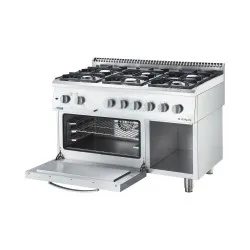 Gas stove with oven Stalgast 9714410