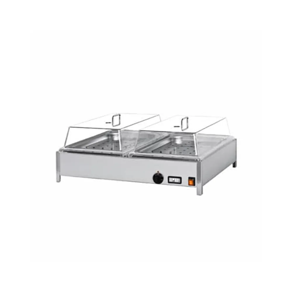Hot bain-marie Elangrill GN2/2VETRINETTE