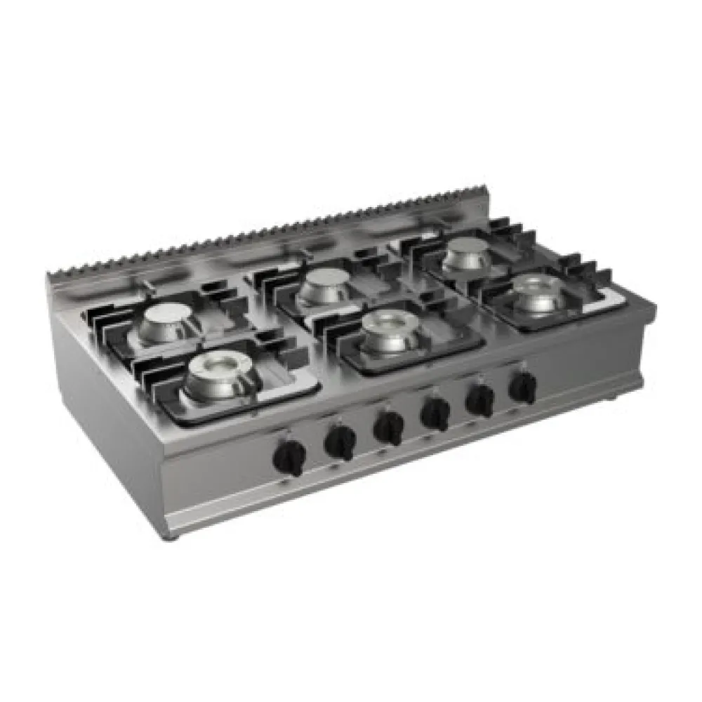Gas hob surface CASTA P7/KUPG6BB.3M3G
