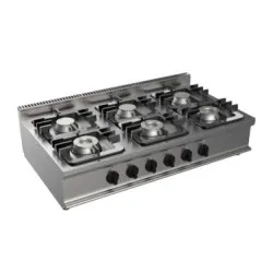 Tabletop gas hob CASTA E7/CUPG6BB.6M