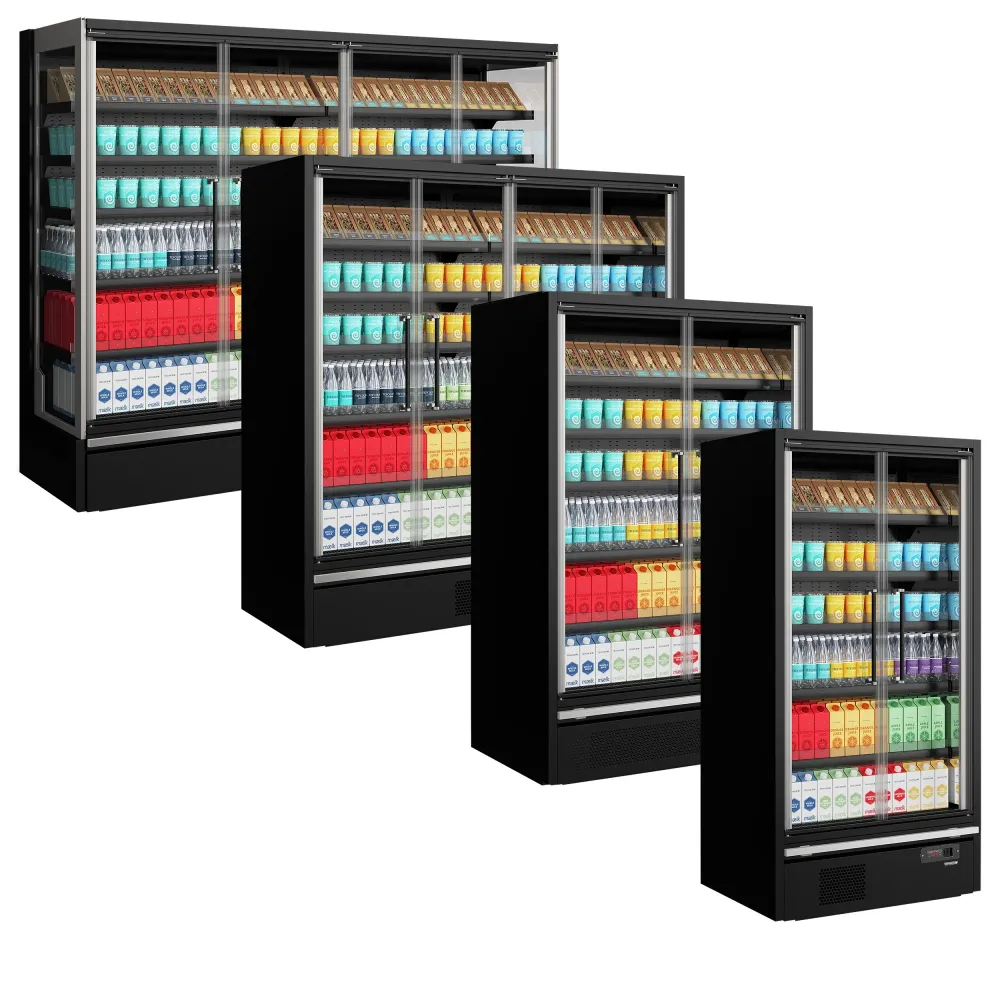 Retail Display Cabinet TEFCOLD Galaxy+ GP10FGD Maxi Black