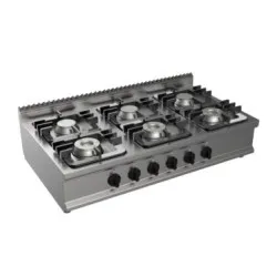 Tabletop gas hob CASTA L7/KUPG6BB.6G