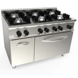 Gas stove with oven CASTA L7/KUPG6LN.6M