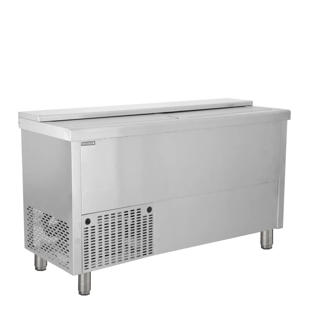 Refrigerated counter for crates and bottles TEFCOLD BHC150X1